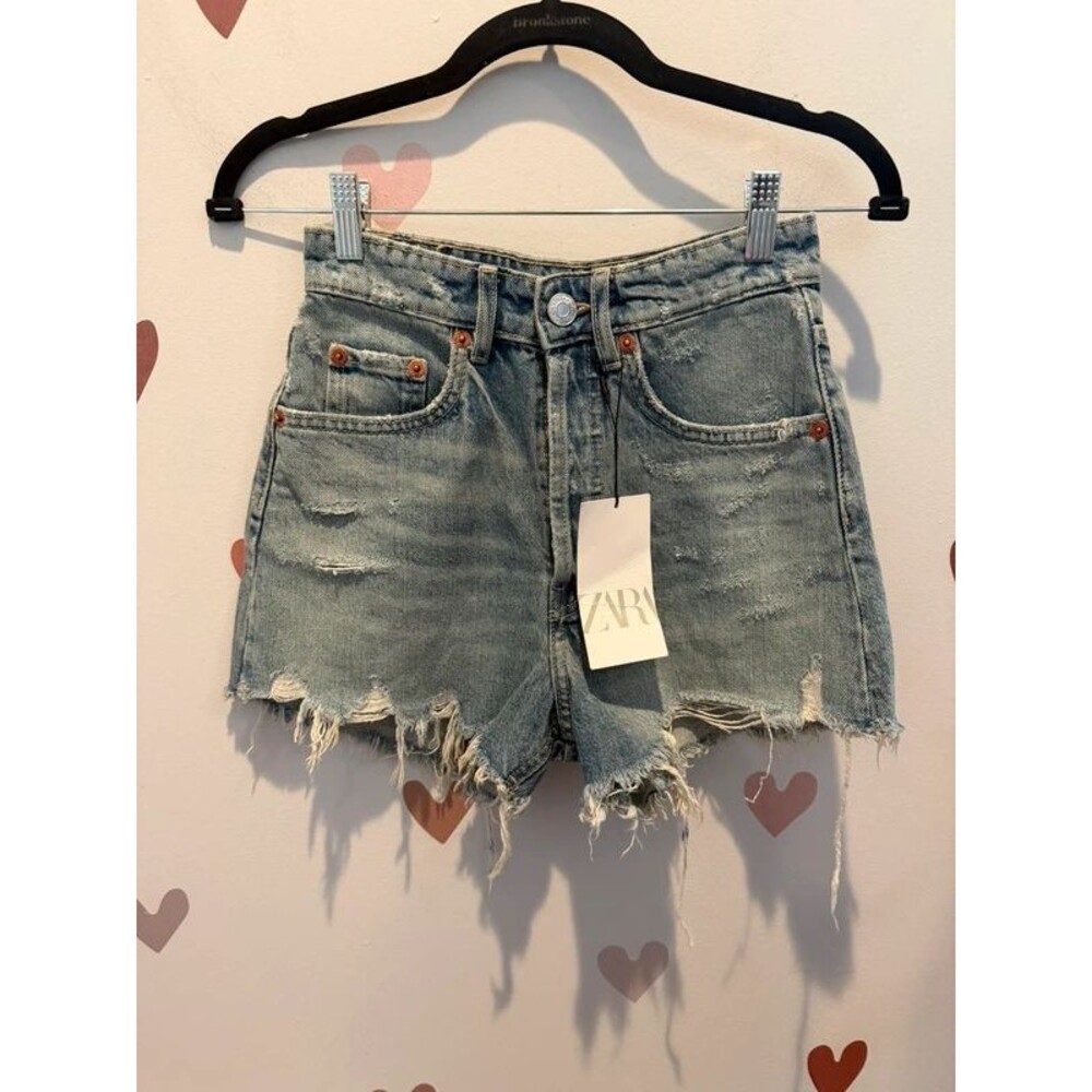 NWT Zara Denim Shorts 0